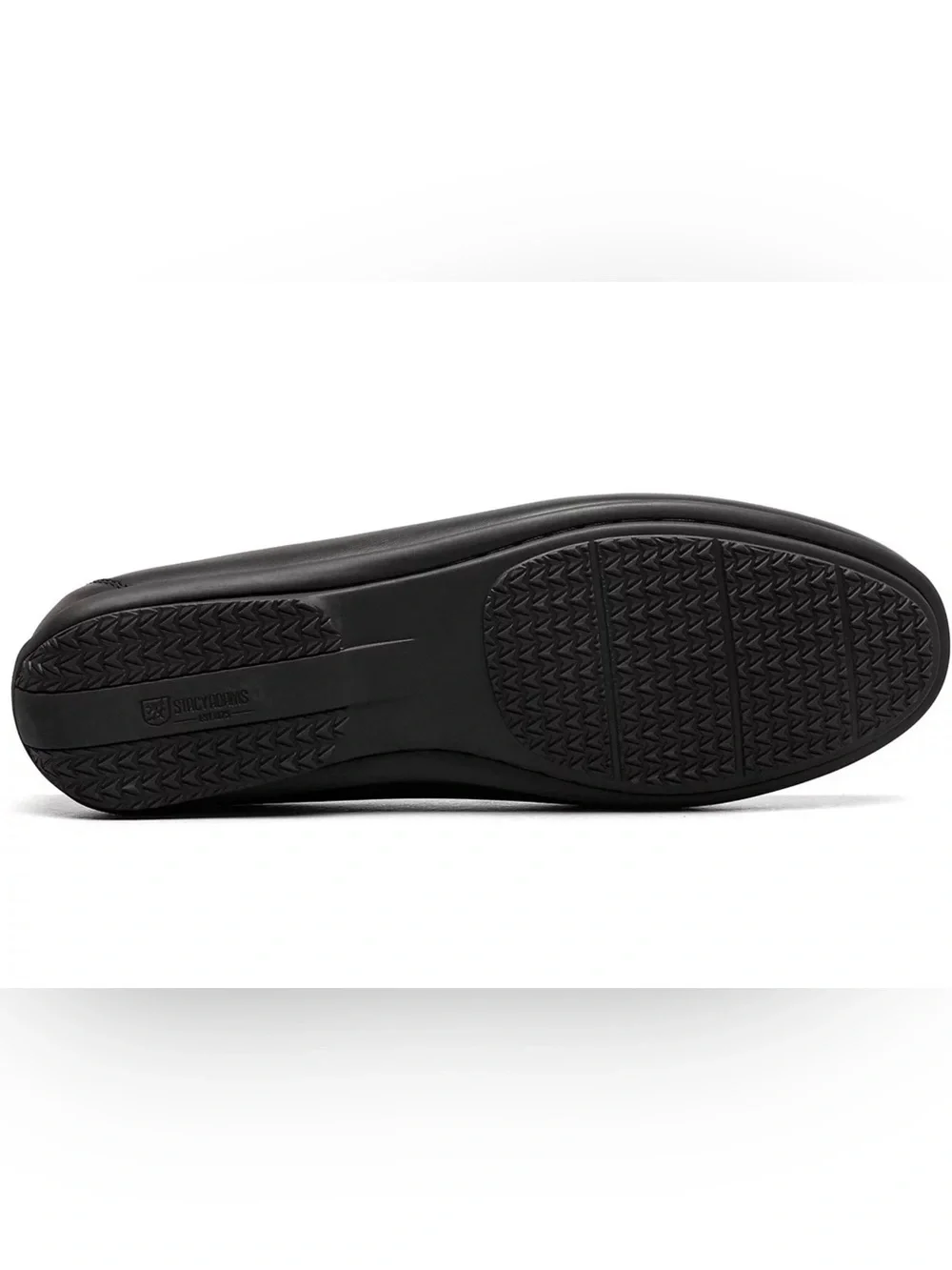 Stacy Adams Black Perforated Slip-On Loafers Size 13